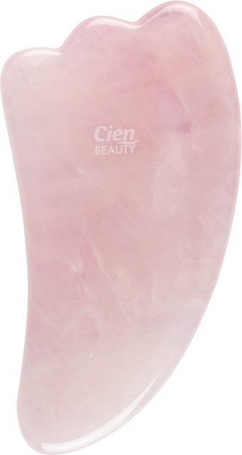 CIEN BEAUTY Rosenquarz Faceroller Massagestein, Unisex - Bild 1