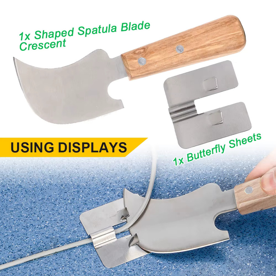 Hormy Mehrzweck-Schweißmesser mit Holzgriff und Stahlklinge als Outdoor-Demontagewerkzeug - Bild 4