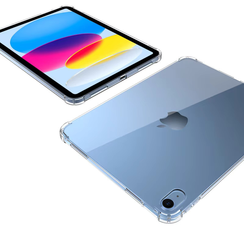 Stoßfeste Silikonhülle für Apple iPad 10. Generation 2022 (A2696), transparente flexible Schutzhülle - Bild 4