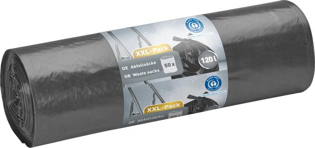 Abfallsäcke Schwarz XXL-Pack 50 Stück für 120 Liter - Bild 1