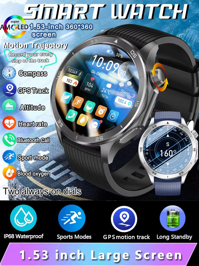 OPPO Smartwatch, Schwarz, Silikon, Damen - Bild 7