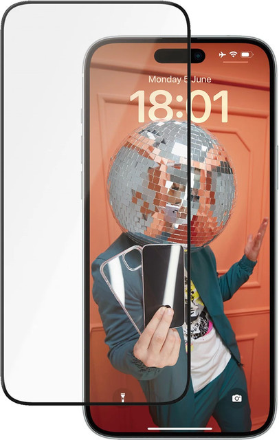 PanzerGlass Ceramic Schutzfolie für iPhone 15 Plus in Transparent mit EasyAligner - Bild 1