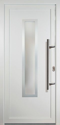 Meeth Kunststoff-Haustür Signum PVC in Weiß mit Glaseinsatz, nach innen öffnend, modern, B/H: 108,0 x 208,0 cm - Bild 1