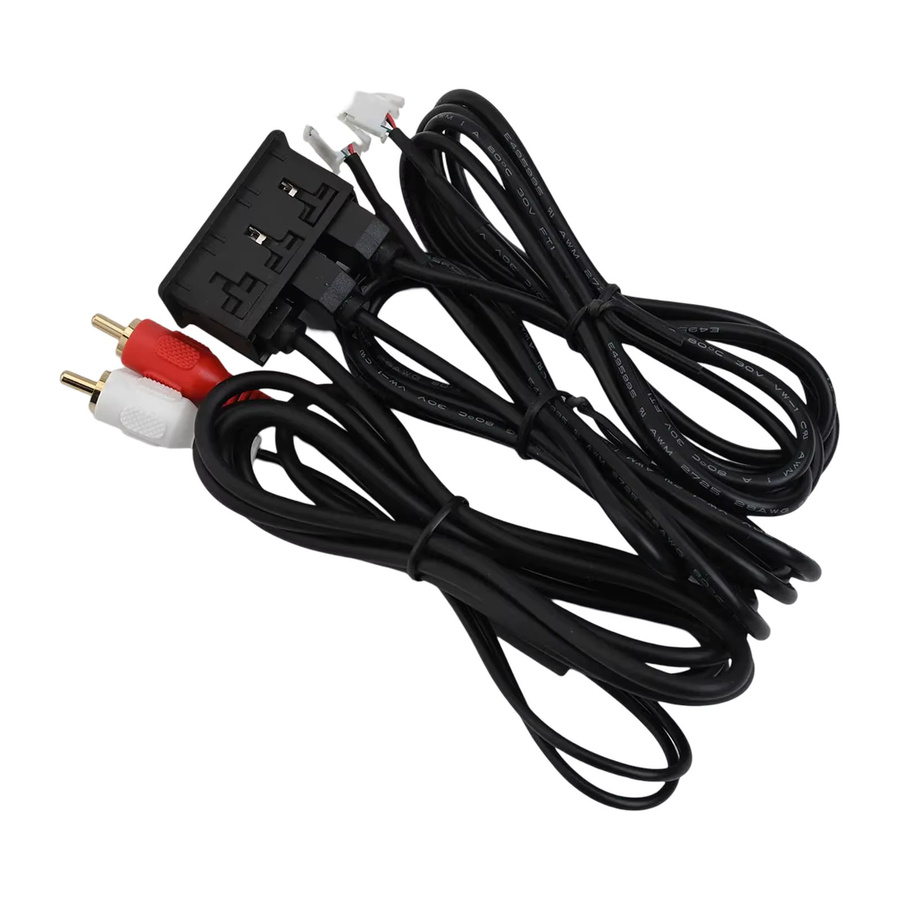 Auto Dash Mount USB und AUX Adapter Panel Interface Verlängerung mit 145 cm Kabel in Schwarz für Android Navigation und RCA Audio Eingang - Bild 5