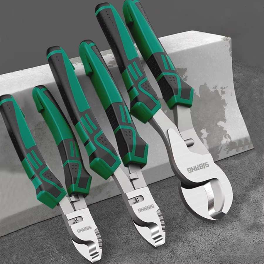 WOZOBUY Multifunktions Kabelzange aus High Carbon Stahl und Chrom-Vanadium für Kabel Cutter, Crimpen und Abisolieren - Bild 1