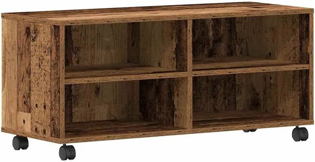 vidaXL TV-Schrank modern in Braun aus Holzwerkstoff B/T/H: 90 x 35 x 35 cm - Bild 1