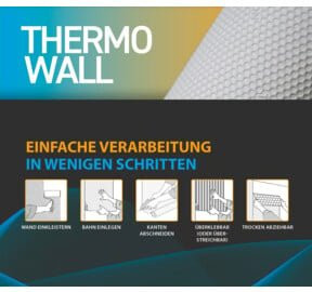 A.S. Création Vliestapete Meistervlies Thermowall, Farbe: Weiß, Breite: 0,53 m, Länge: 10,05 m, überstreichbar - Bild 1