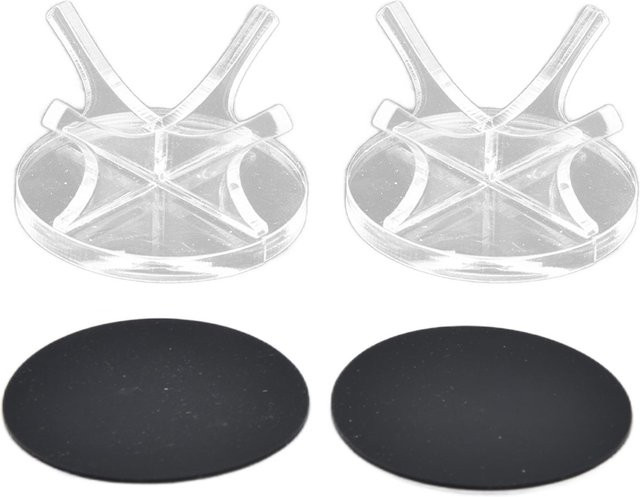 2er Set Golfballständer von CosyHome aus Kunststoff, transparent und weiß - Bild 1