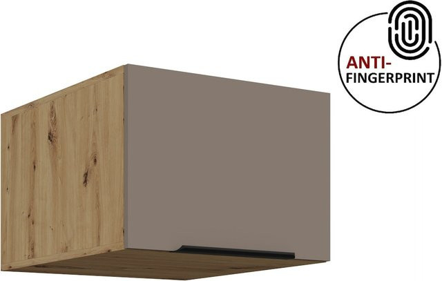 Küchen Aufsatzschrank ARIA Sandgrau Matt mit Anti-Fingerprint-Beschichtung - Bild 1