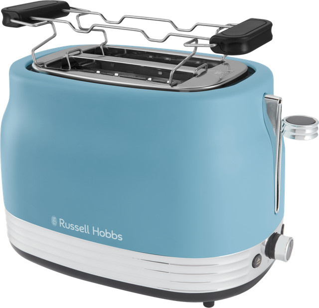 Russell Hobbs Hanley Kompakt-Toaster in Blau und Silber - Bild 1