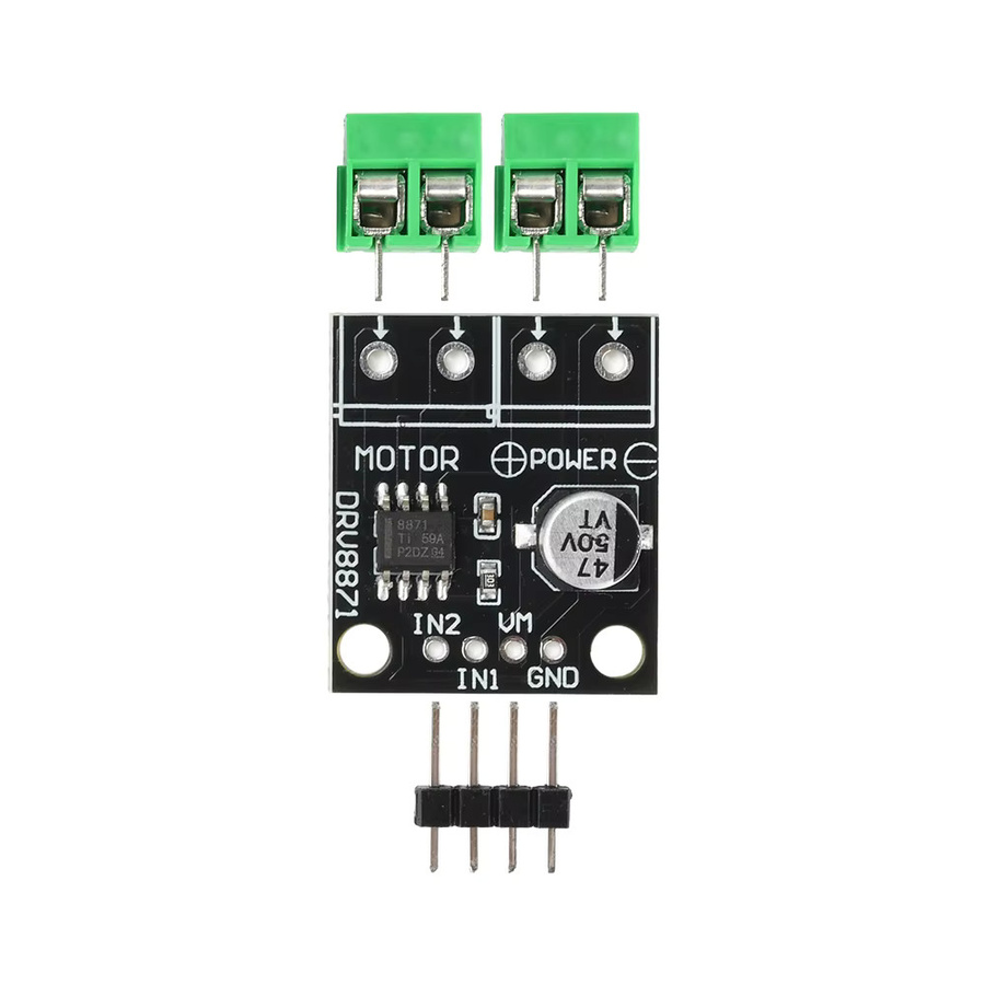 diymore DRV8871 H-Brücke Motortreibermodul DC 6,5–45 V, 3,6 A PWM Gleichstrommotorsteuerung für DIY-Roboter, Schwarz - Bild 2