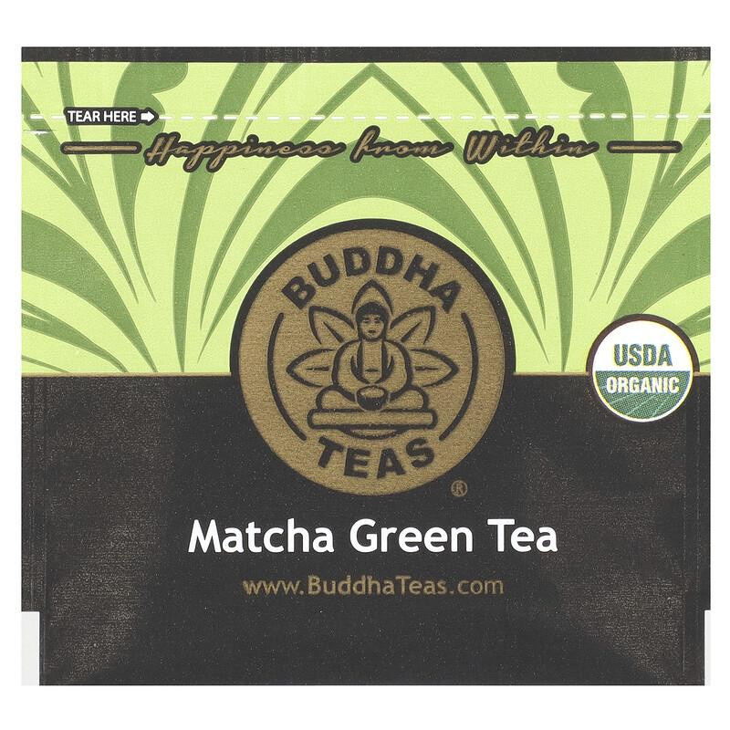 Buddha Teas Bio-Grüntee Matcha 18 Beutel 27 g - Bild 3