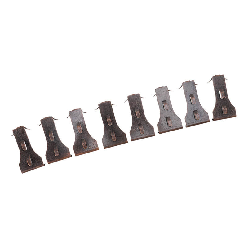 GoolRC Ziegelhaken-Clips aus Edelstahl, 8 Stück, Farbe: Braun, Passend für Standard-Ziegelgrößen 2 1/4 Zoll bis 2 3/8 Zoll - Bild 3