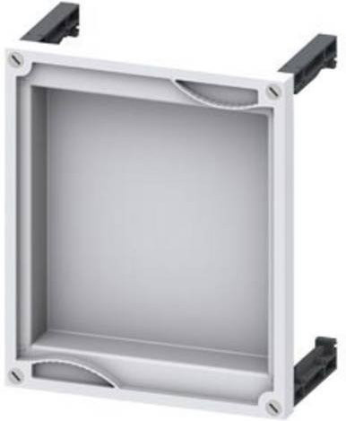 Siemens ALPHA 400/630 DIN Leerfeldabdeckungs-Einbausatz mit Stützer, Farbe: Weiß, Material: Kunststoff, Tiefe: 4,0 cm - Bild 1
