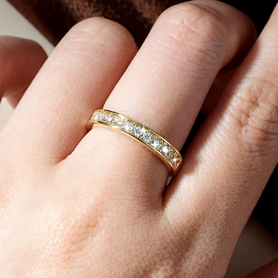 Celestinova Verlobungsring, Gold, Moissanit, Damen - Bild 3