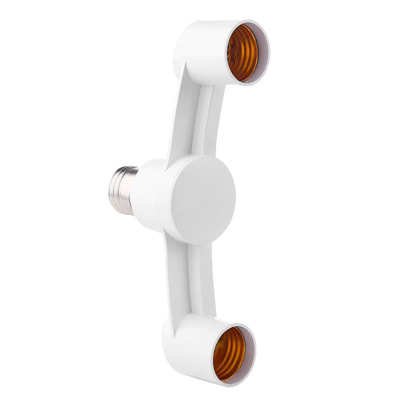 Alloet E27 Sockel Splitter Adapter mit 2 Köpfen für LED-Lampen 85-285V - Bild 4
