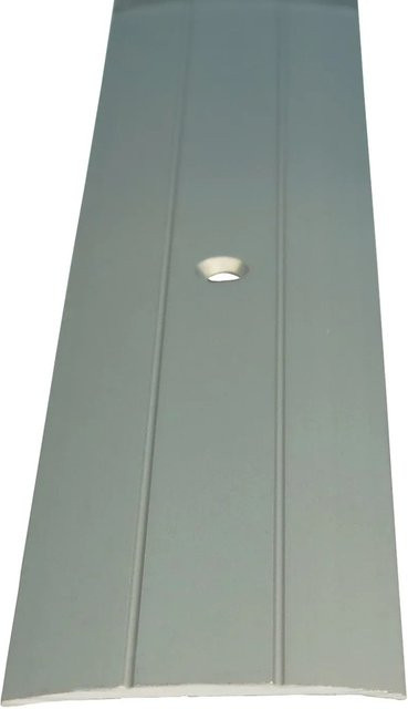 Praktikus Übergangsprofil aus Aluminium, gelocht mit 2 Rillen, Farbe Silber, Länge: 2500 mm, Breite: 38 mm, Höhe: 5 mm - Bild 1