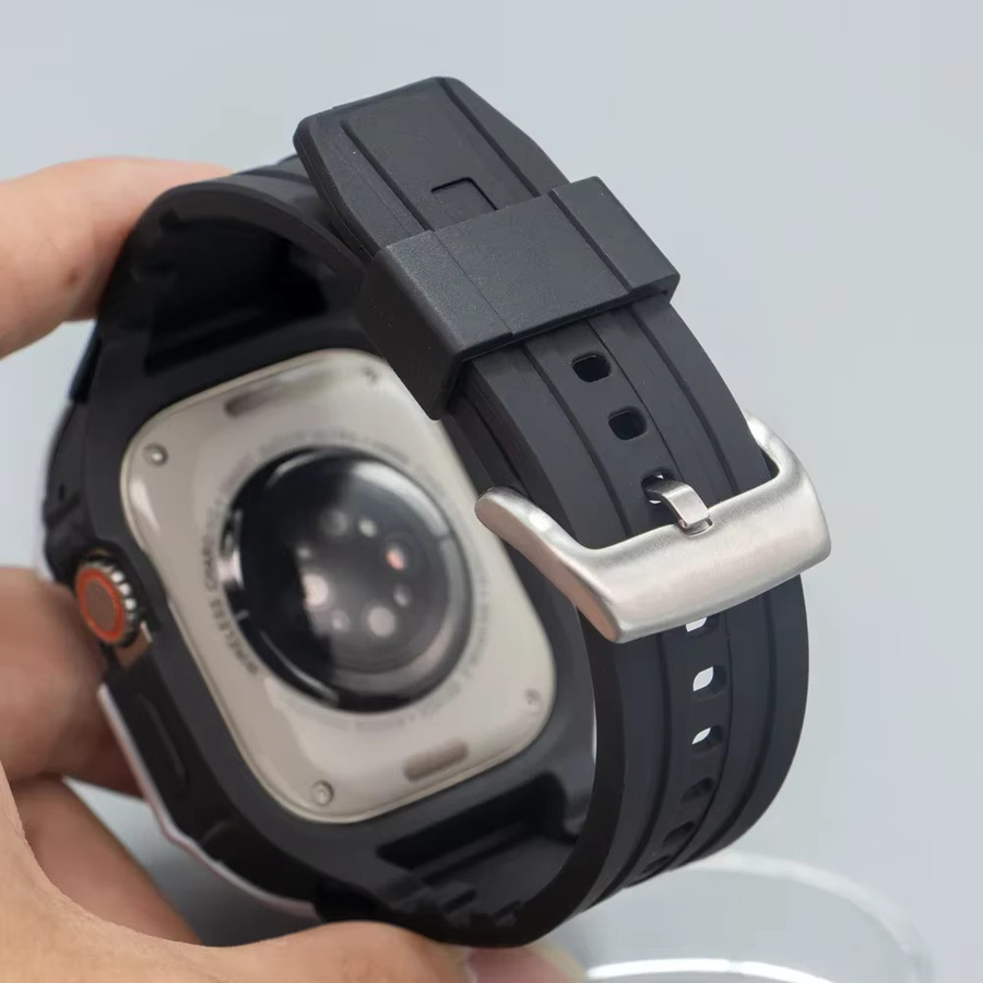 FancyWrist Modifikationsset für Apple Watch Ultra, TPU-Gehäuse, Sport-Gummiarmband, 49 mm, Kunststoff, Unisex - Bild 3