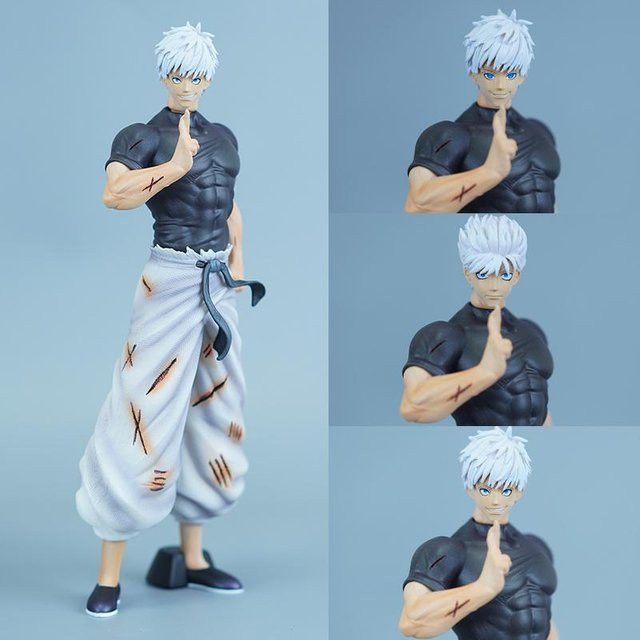 Jujutsu Kaisen Satoru Gojo Actionfigur, grau, ab 14 Jahren - Bild 1