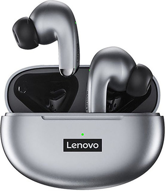 Lenovo LP5 True Wireless Bluetooth-Kopfhörer in Grau - Bild 1