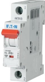 Eaton LS-Schalter PXL-C10/1, 1-polig, 10A, Charakteristik C, Weiß - Bild 1