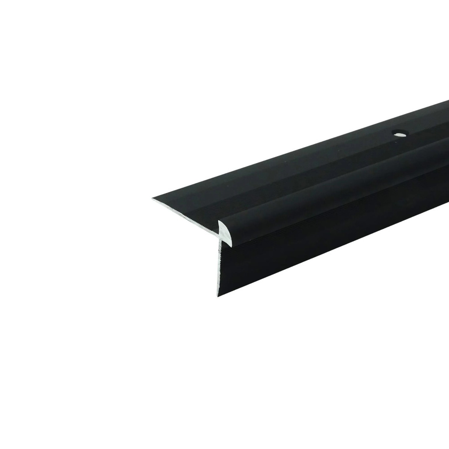 Döllken Winkel-Abschlussprofil LVT STD aus Aluminium, Schwarz, B: 20 mm, H: 5,5 mm, L: 1.000 mm - Bild 2