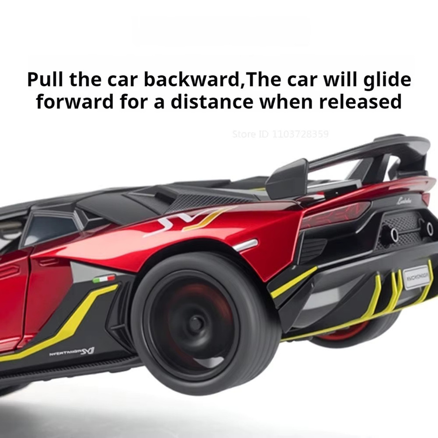 RMZ city SVJ63 Revuelto MANSORY Sportwagen-Modell, 1:32, Metall, mit Licht und Sound, mit öffnenden Türen, Rückziehfunktion - Bild 2
