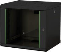 Digitus DN-19 09-U-SW 19 Zoll Wandgehäuse IT-Wandschrank, Schwarz (RAL 9005), B/H/T: 600 x 509 x 450 mm - Bild 1
