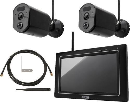ABUS Funk-Überwachungskamera-Set 4-Kanal mit 2 Kameras 2304 x 1296 P PPDF17000 + PPDF17520 + TVAC17 - Bild 1