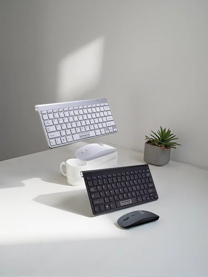 Zenwire WLK-621 Mini Slim USB-Kit mit kabelloser Tastatur und Maus für TV und PC - Bild 3