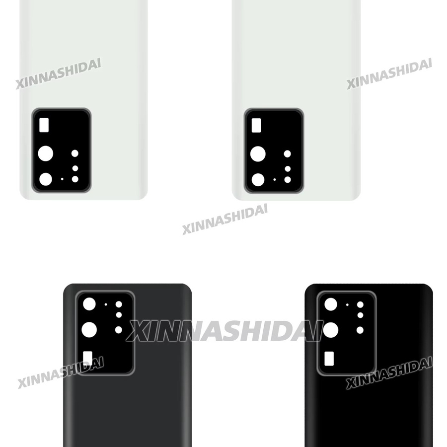 Samsung Galaxy S20 Ultra Ersatzgehäuse mit Kameraobjektiv und Akkuabdeckung in Schwarz oder Grau - Bild 2