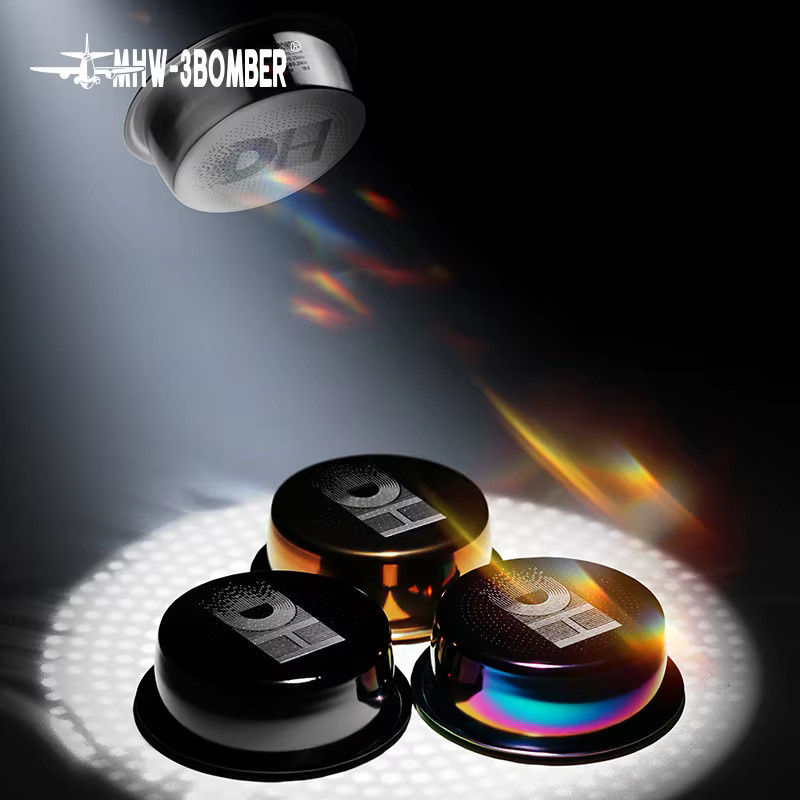 MHW-3BOMBER DH Filterkorb für 58mm Siebträger aus Edelstahl und Titan, Farbe: Silber - Bild 3