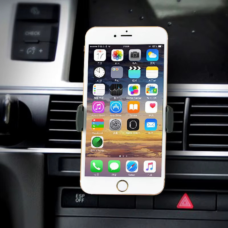 Universelle Handyhalterung für die Lüftung im Auto, Clip-Halterung für das Smartphone, Farbe: Schwarz - Bild 3