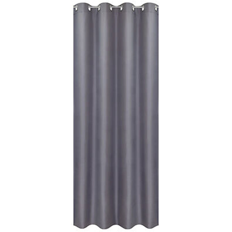 ACUS design collection Ösenvorhang Barnaby grau B: 140 cm, H: 235 cm - Bild 2