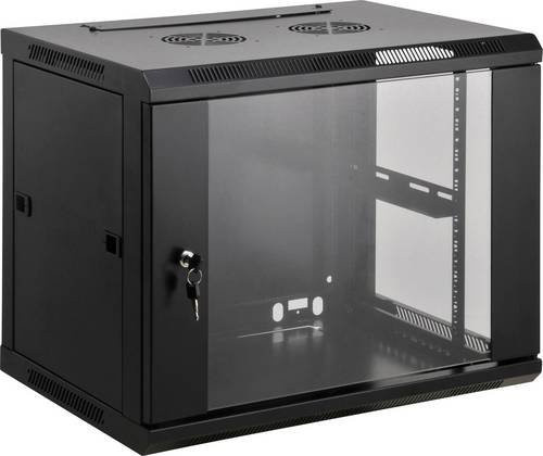 Intellinet 19 Zoll Netzwerkschrank Schwarz RAL 9005 B/H/T: 600 x 770 x 450 mm 15 HE - Bild 1