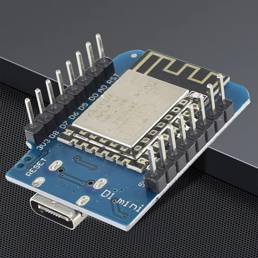 APWIKOGER ESP8266 ESP-12F D1 Mini NodeMCU Lua WIFI Entwicklungsboard mit USB-C Anschluss in Blau - Bild 4