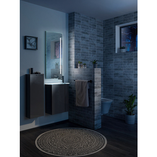 Fackelmann Bad-Hochschrank Luna Anthrazit matt B/T/H: 30,5 x 17 x 82,6 cm - Bild 3