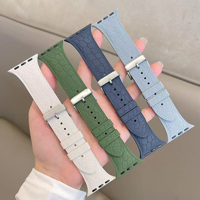 RWBANDS Uhrenarmband Silikon, Weiß, Unisex - Bild 1
