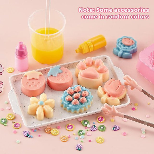 DIY Bastelset Silikon Knet-Lebensmittelspielzeug, Dessert-Serie, Bunt - Bild 1