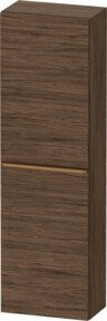 Duravit Halbhochschrank D-Neo in Braun mit 1 Tür und 4 Regalböden, Wandmontage, Breite: 40 cm, Tiefe: 24 cm, Höhe: 132 cm - Bild 1