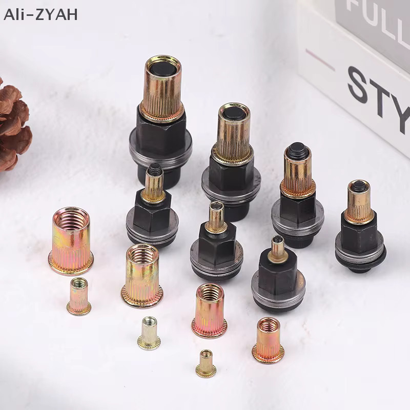 10-teiliges Handniet-Mutter-Werkzeug-Set mit M3-12 Mutterköpfen in Multicolour für DIY-Reparatur und Installation - Bild 3