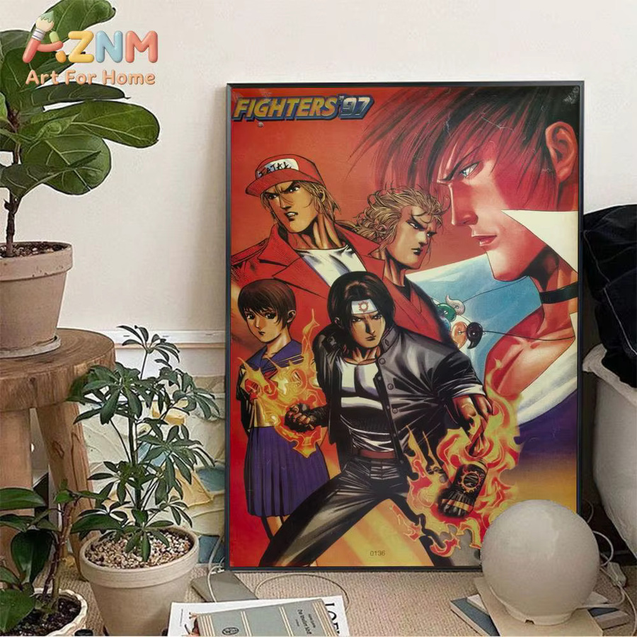 Kayou The King Of Fighters Arcade-Spiele Poster Wandkunst in Mehrfarbig - Bild 5