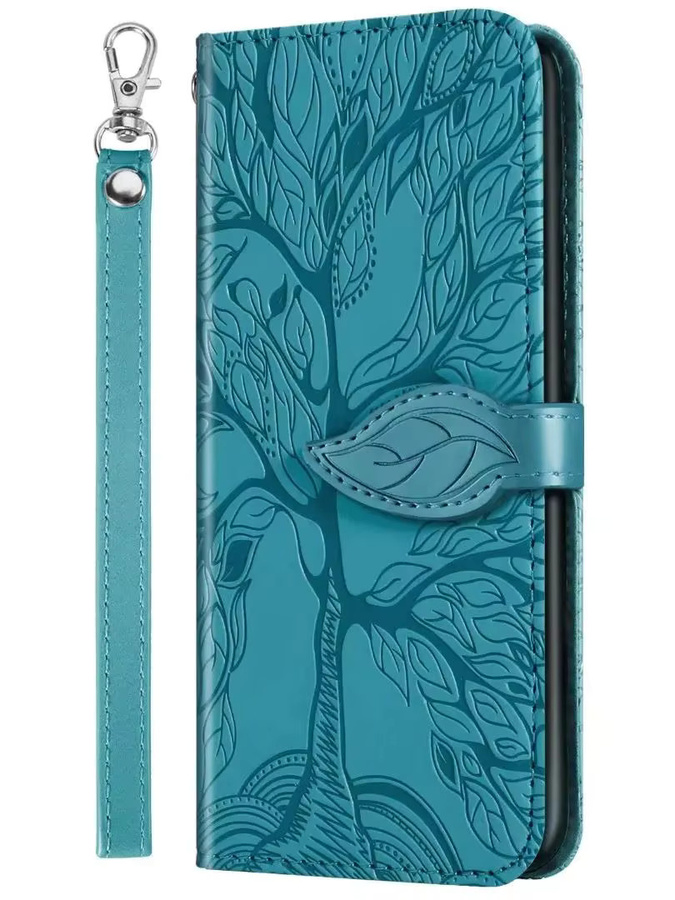 Samsung Flip-Cover mit 3D Kunst Baum Design als Telefon Brieftasche in Braun für Galaxy A-Serie (A20, A50, A70, A21s, A41, A51, A71, A12, A52, A72, A13, A23, A33, A53, A73 5G) - Bild 7