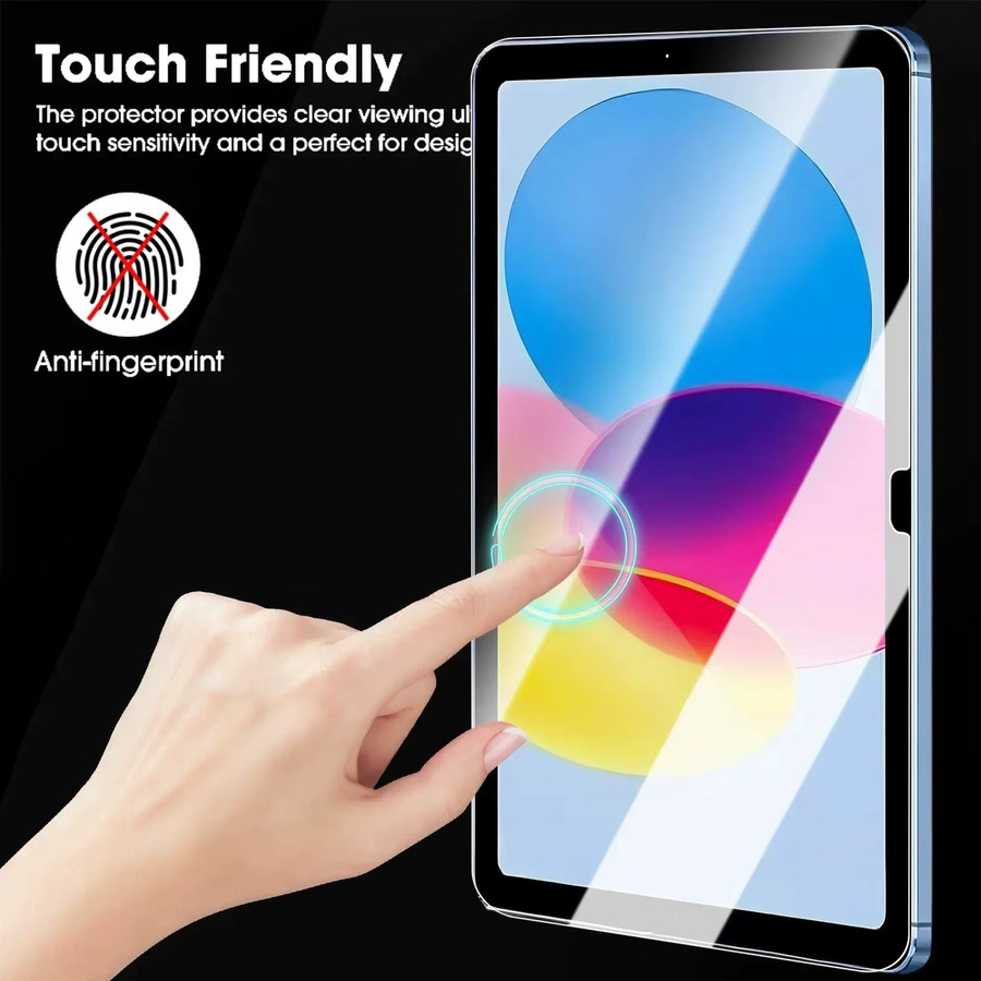 3er-Pack Displayschutzfolie aus gehärtetem Glas für Apple iPad 11 Zoll, transparent, bruchsicher - Bild 5