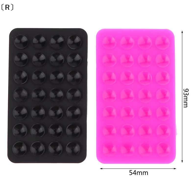 itariaR Selbstklebendes Saugnapf-Pad mit fester Unterlage, doppelseitiges Silikon-Saugnapf für die Handy-Befestigung, transparent - Bild 4
