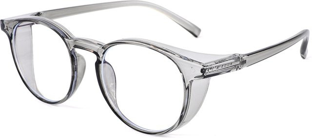 Anti-blau Licht Brille, Unisex, Vollrand, Round, Krokodil, Plastic - Bild 1