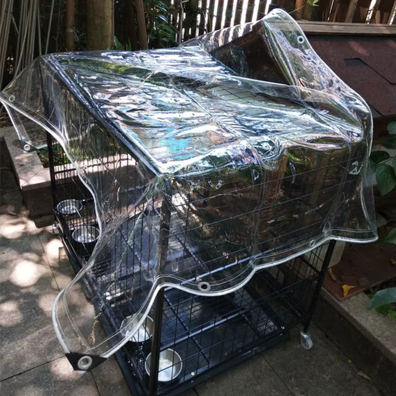 Transparente PVC-Plane für Balkon und Garten als wasserdichte Abdeckung für Sukkulenten und Pflanzen - Bild 5