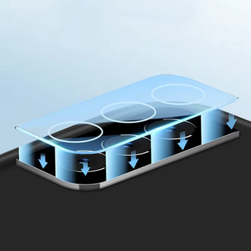 3er-Set Kamera-Schutzglas für Samsung Galaxy S23 S22 S21 S20 Ultra FE 5G A54 A53 A34 A12 A73 A52 in Transparent - Bild 3