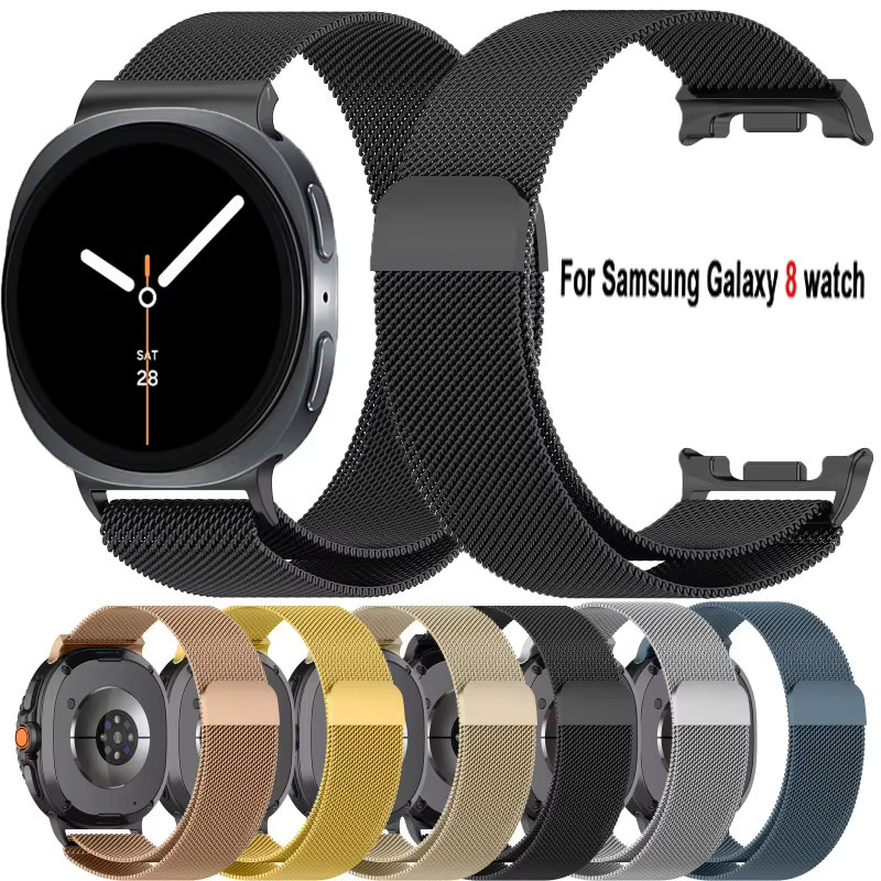 Uhrenarmband Milanese Loop, Schwarz, Unisex - Bild 4