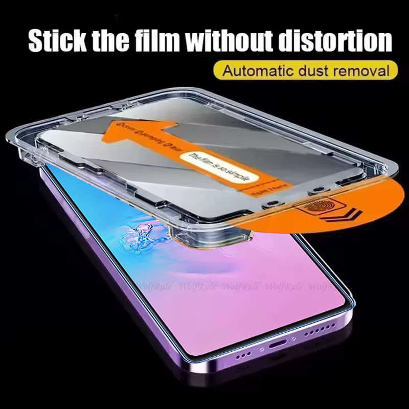 Samsung Note 10 Lite Displayschutzfolie aus gehärtetem Glas, transparent, 9H HD mit voller Abdeckung - Bild 3